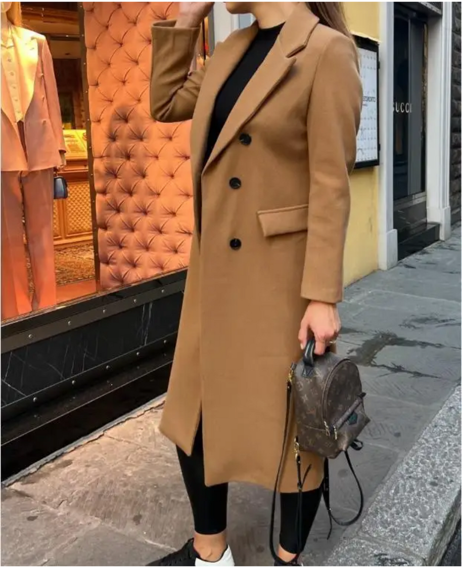 WW | Lange Elegante Taillierte Trenchcoat Für Damen | Perfekt Für Herbst Und Winter