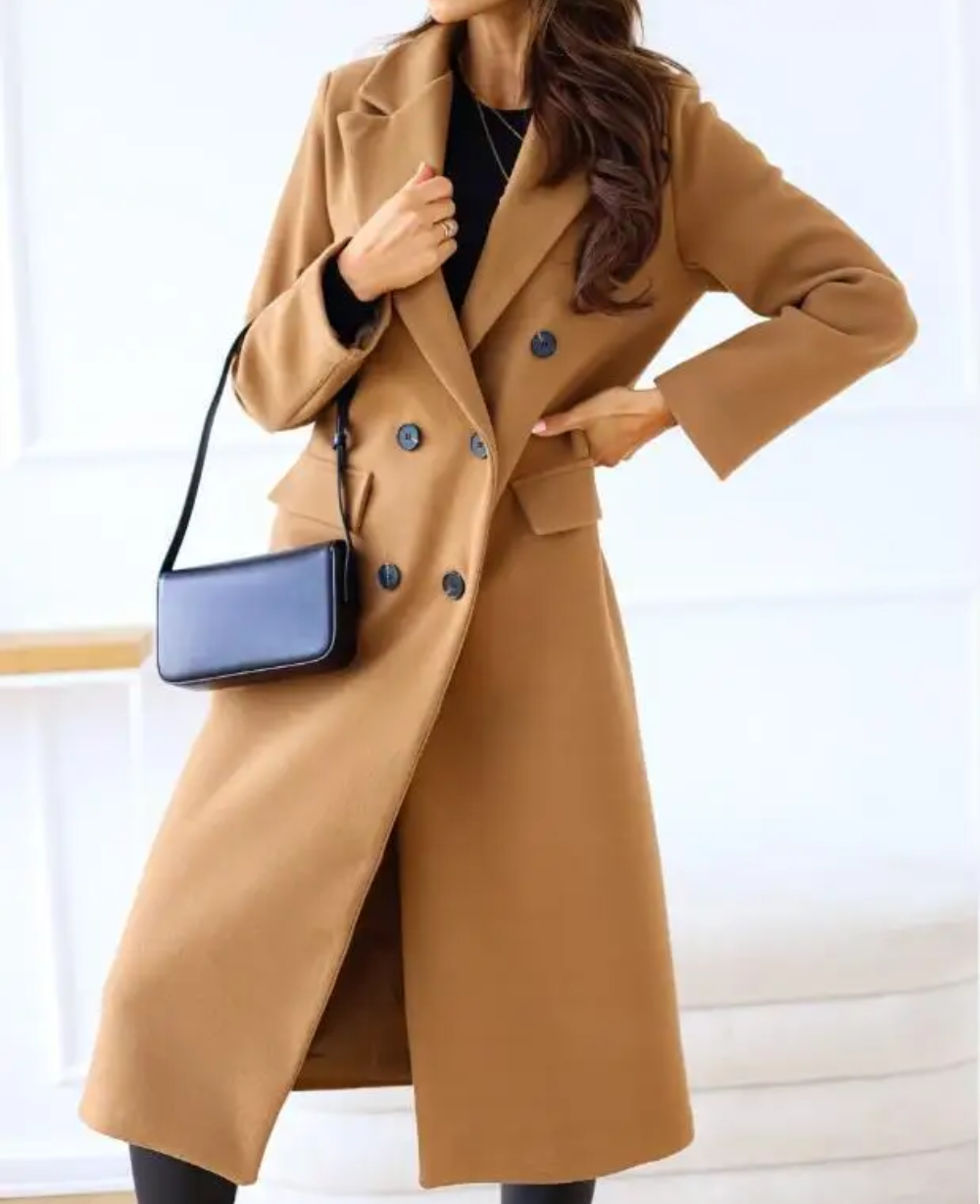 WW | Lange Elegante Taillierte Trenchcoat Für Damen | Perfekt Für Herbst Und Winter