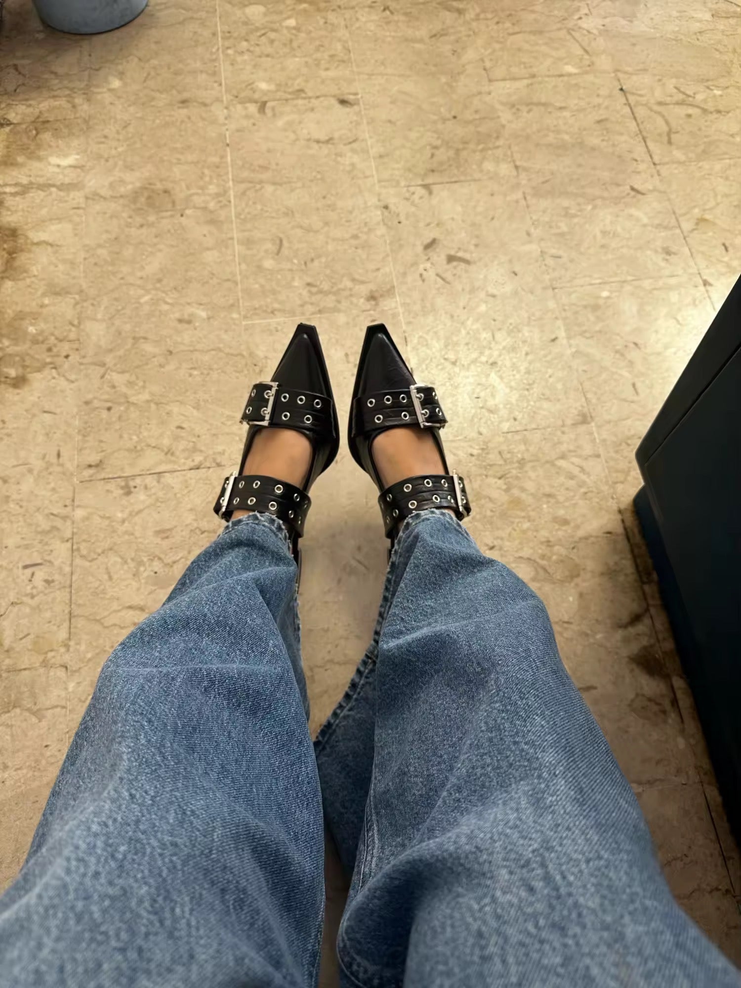 WW | Schicke Slingback Flache Schuhe