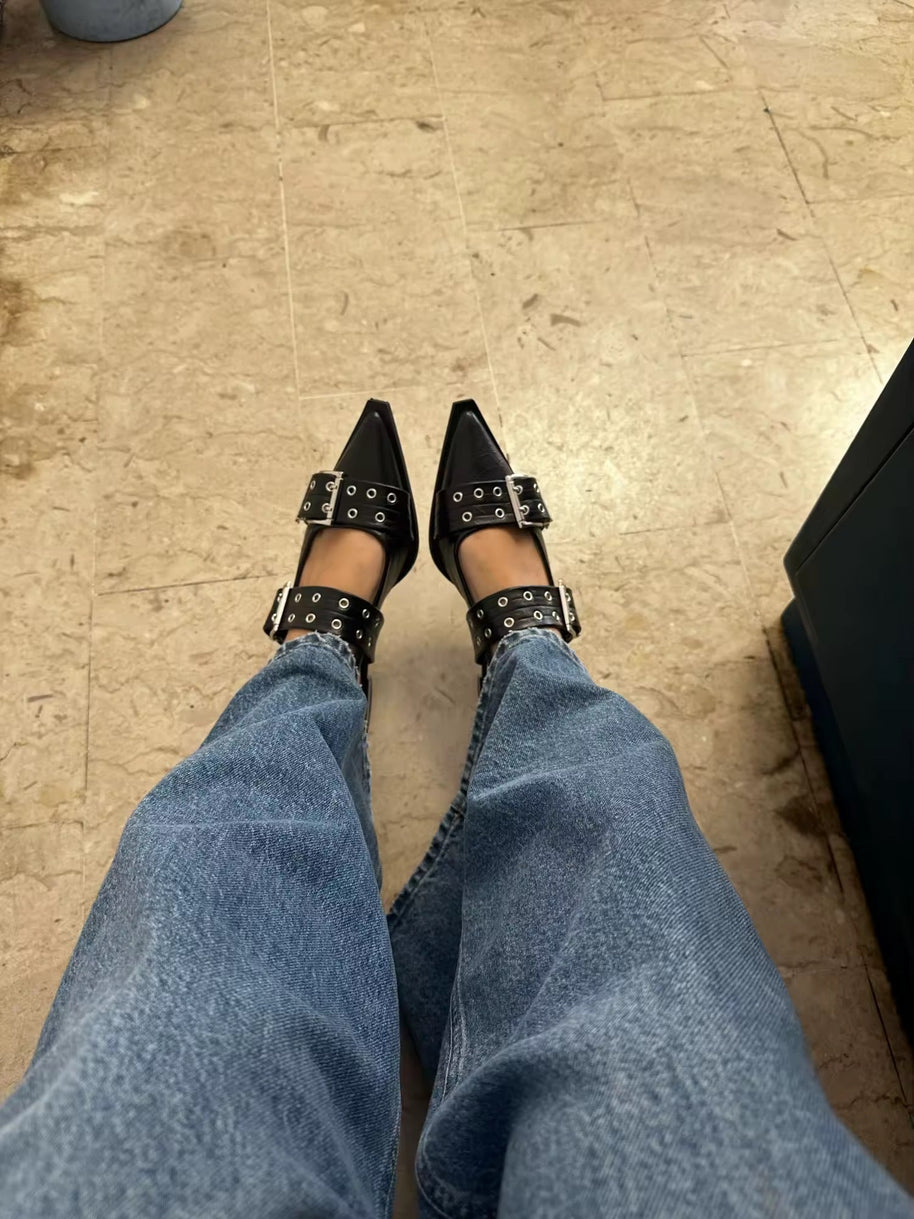 WW | Schicke Slingback Flache Schuhe