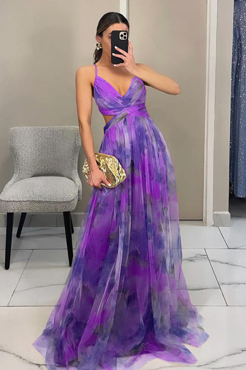 WW | Enchant My Love Print Maxi Kleid