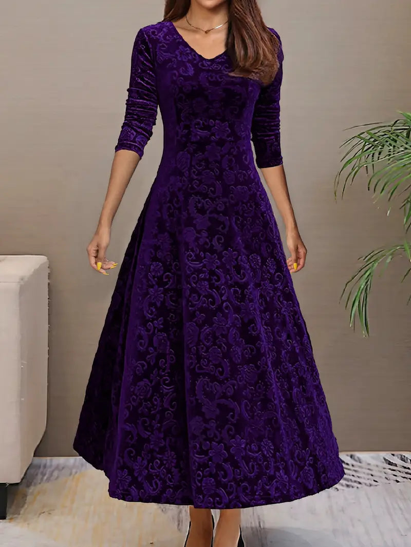 WW - Elegantes ausgestelltes A-Linien-Kleid