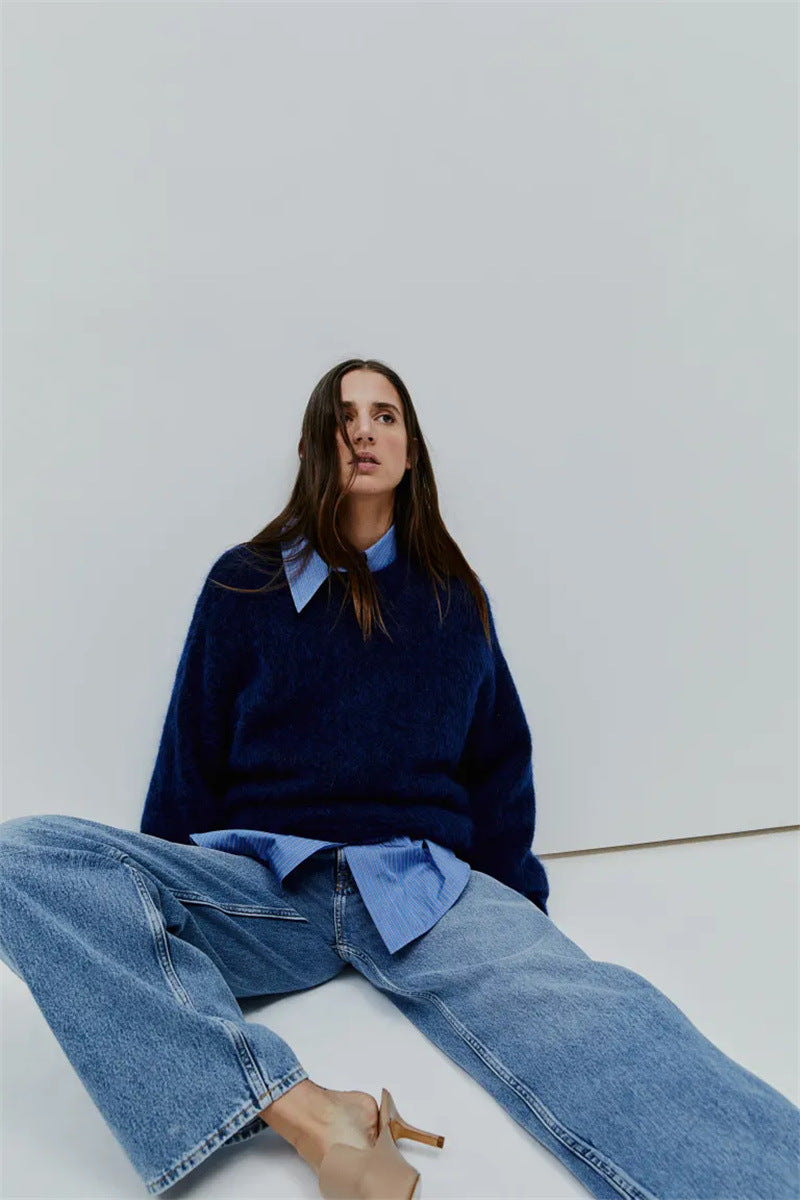 WW | aus Mohair - oversized Damenpullover