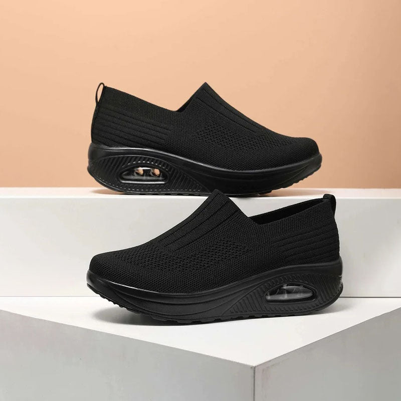 WW | Atmungsaktive Slip on Sneaker Mit Ergonomischer Sohle Für Damen