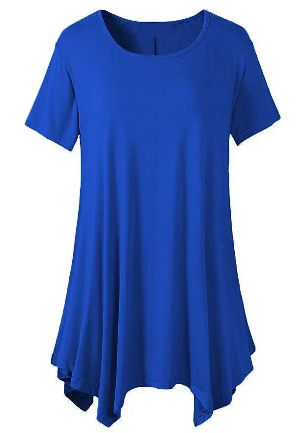 WW | Sommerliches Loose Fit T-shirt Mit Kurzen Ärmeln