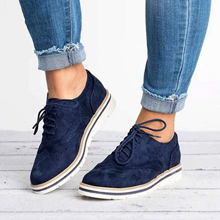 WW | Stylische Lederschuhe Mit Schnürsenkeln