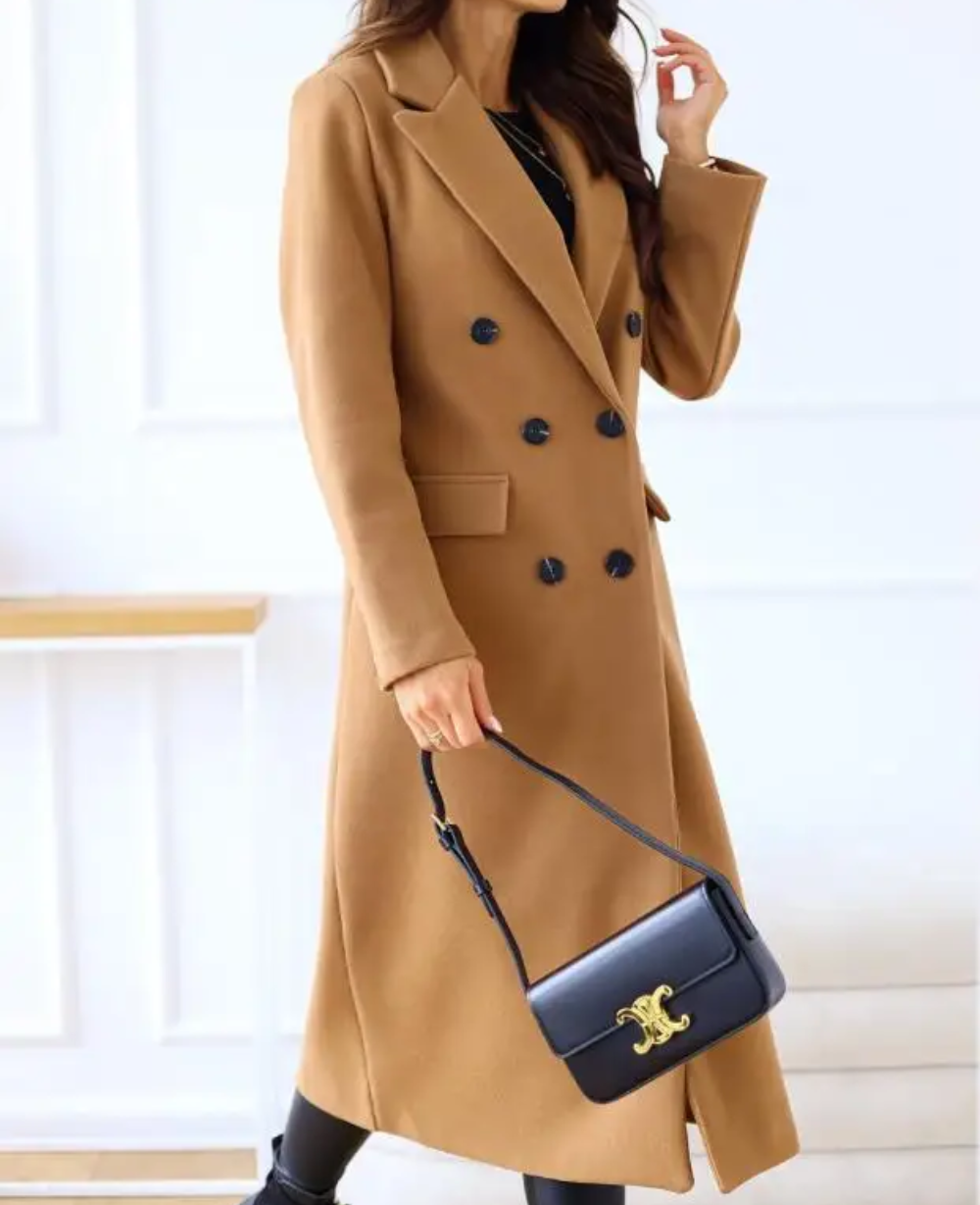 WW | Lange Elegante Taillierte Trenchcoat Für Damen | Perfekt Für Herbst Und Winter