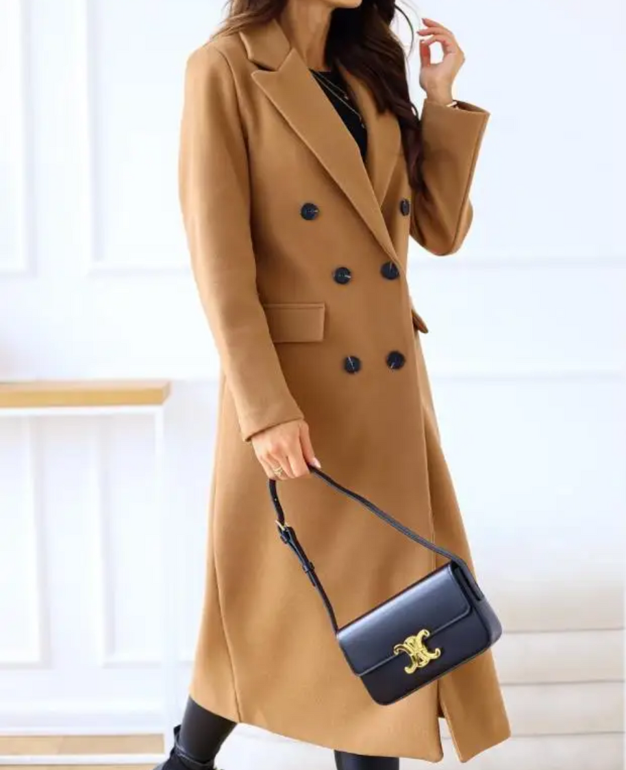 WW | Lange Elegante Taillierte Trenchcoat Für Damen | Perfekt Für Herbst Und Winter