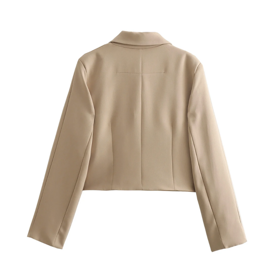 WW | Bomberjack Damen Kurzjacke mit Vier Fronttaschen und Minimalistischem Design