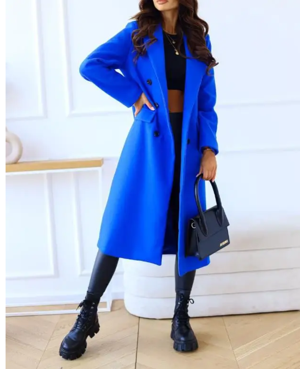 WW | Lange Elegante Taillierte Trenchcoat Für Damen | Perfekt Für Herbst Und Winter