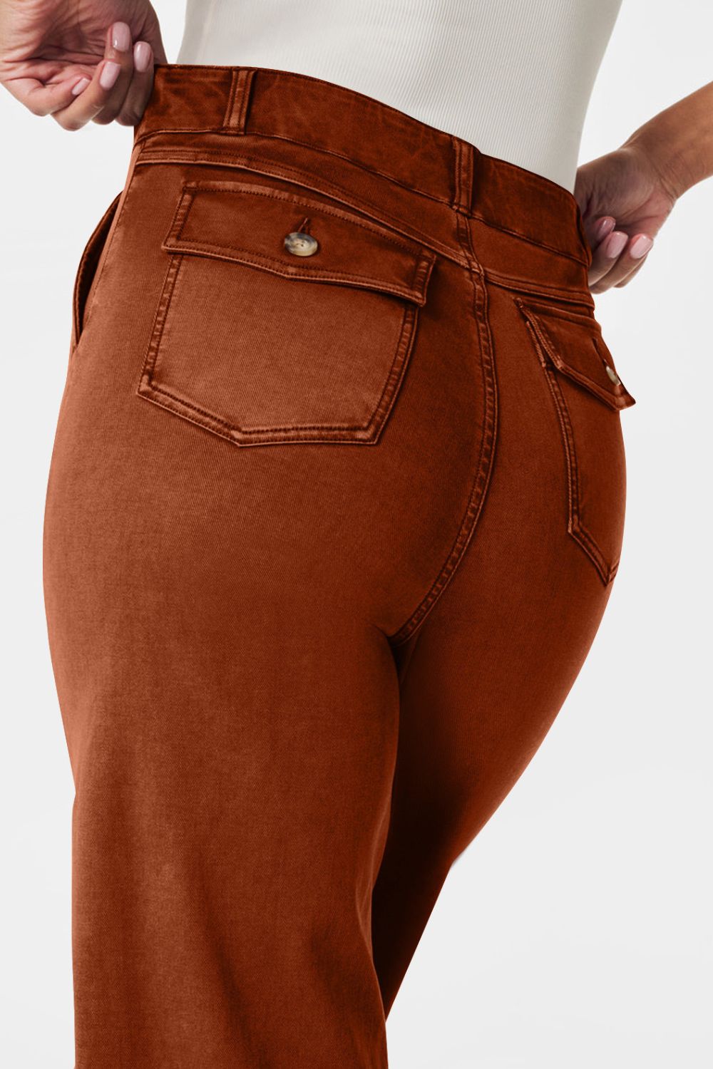WW | Hochtaillierte Jeans Mit Taschen Klassisch, Stilvoll Und Vielseitig