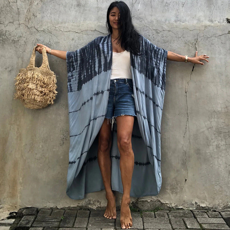 WW | Glamouröse Sonnenschutz Resort Strandkleid Cover Up