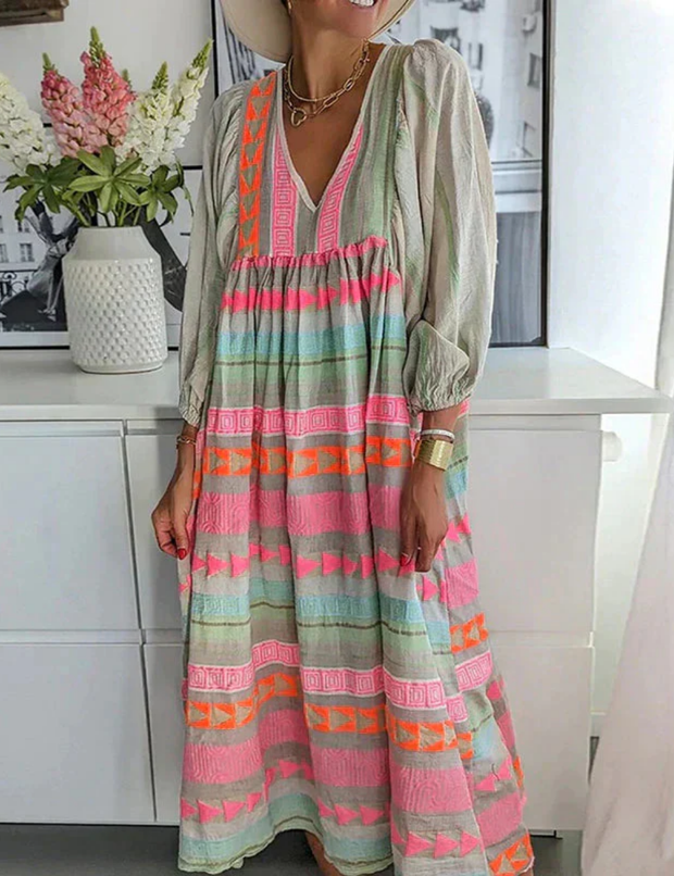 WW | Boho Stil Damen Maxikleid