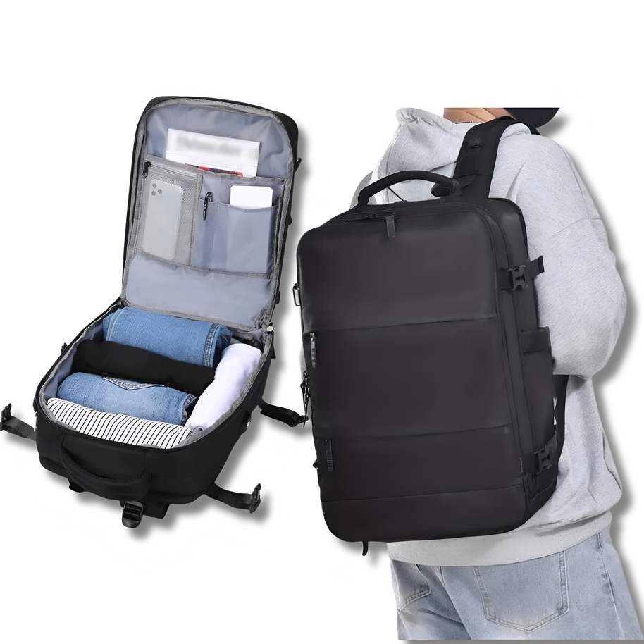 Reiserucksack mit viel Stauraum und USB-Ladeanschluss
