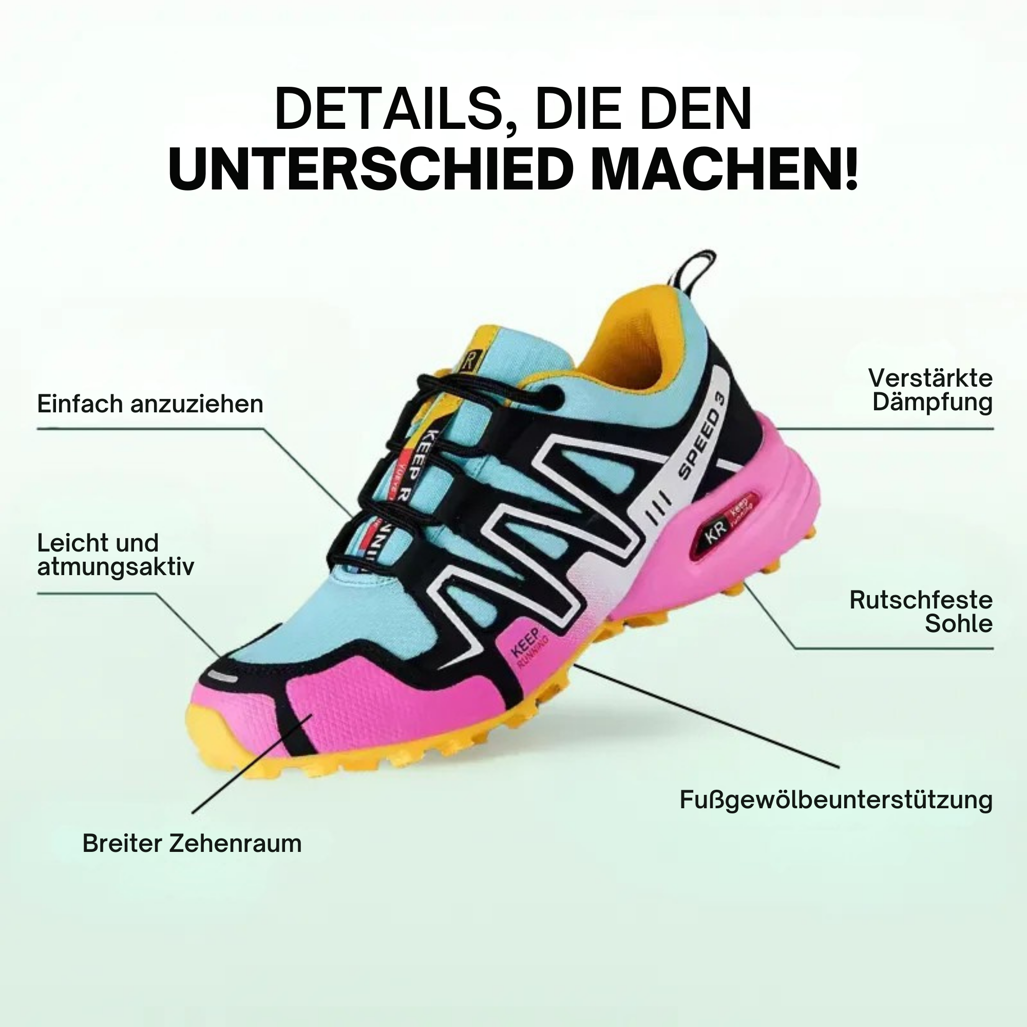 WW | Orthopädische Damen Wanderschuhe