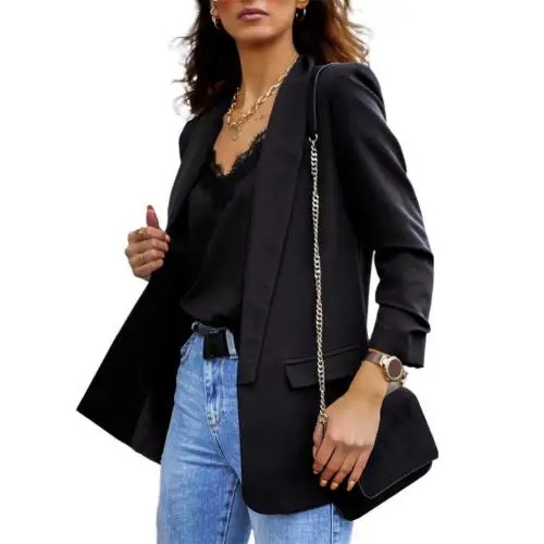 WW | Stilvolle Damen Blazer mit Einzelknopfverschluss Ideal für Die Arbeit