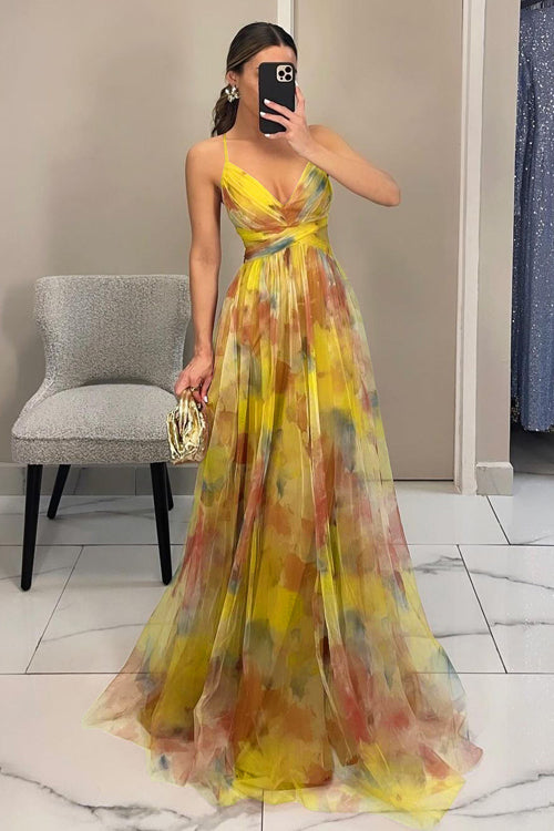 WW | Enchant My Love Print Maxi Kleid
