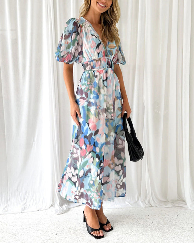 WW | Elegantes Blumen-Maxi für Damen