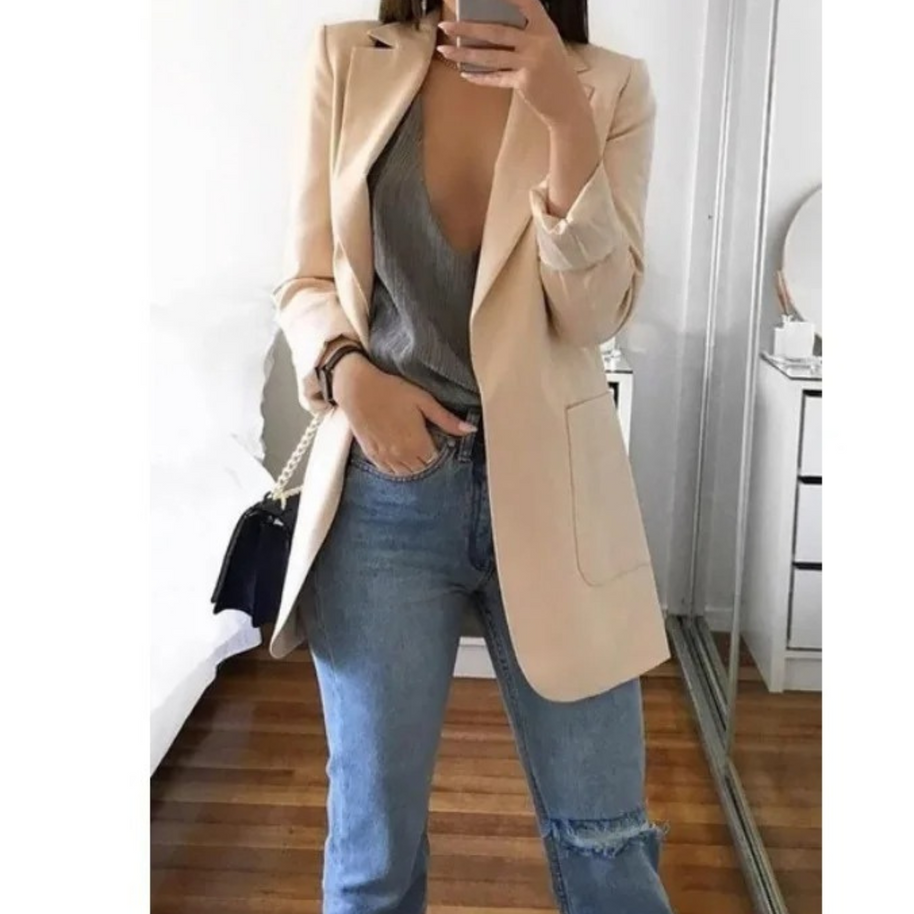 WW | Blazer für Frauen Khaki Farbe Herbst Moda