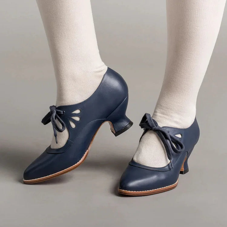 Edwardianische Lederschuhe für Damen