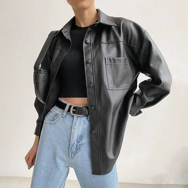 WW | Leder Damenjacke