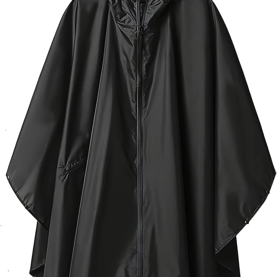 WW | Wasserdichter Regenponcho Mit Kapuze