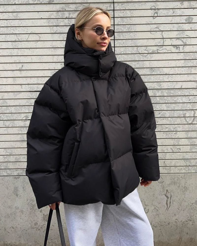 WW | Lockere Baumwollgefütterte Jacke