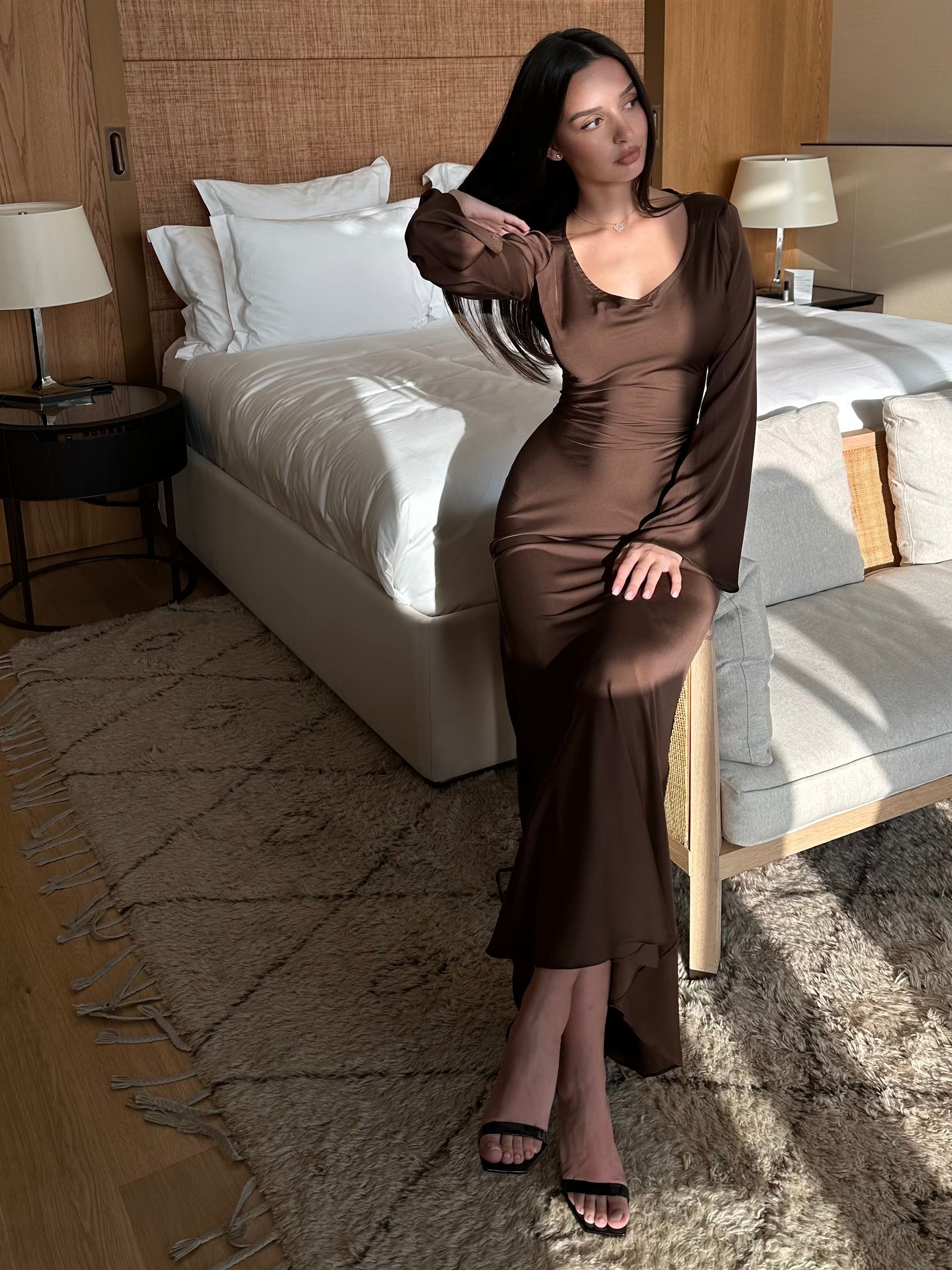WW | Leichte Maxikleid mit Romantischem Schnitt