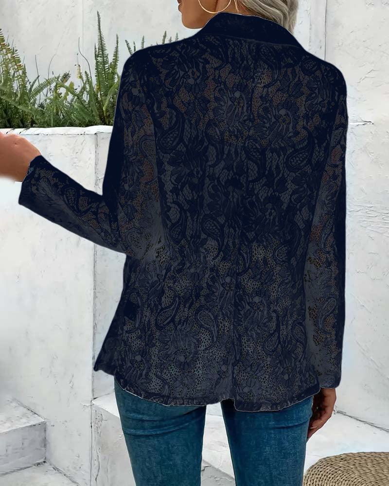 WW | Eleganter Blazer mit Spitze