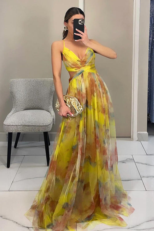 WW | Enchant My Love Print Maxi Kleid