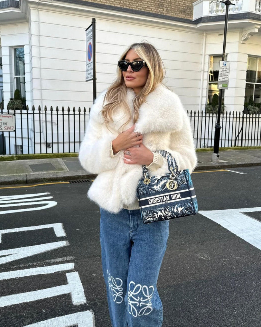 WW | Flauschige Pelzjacke Für Winter