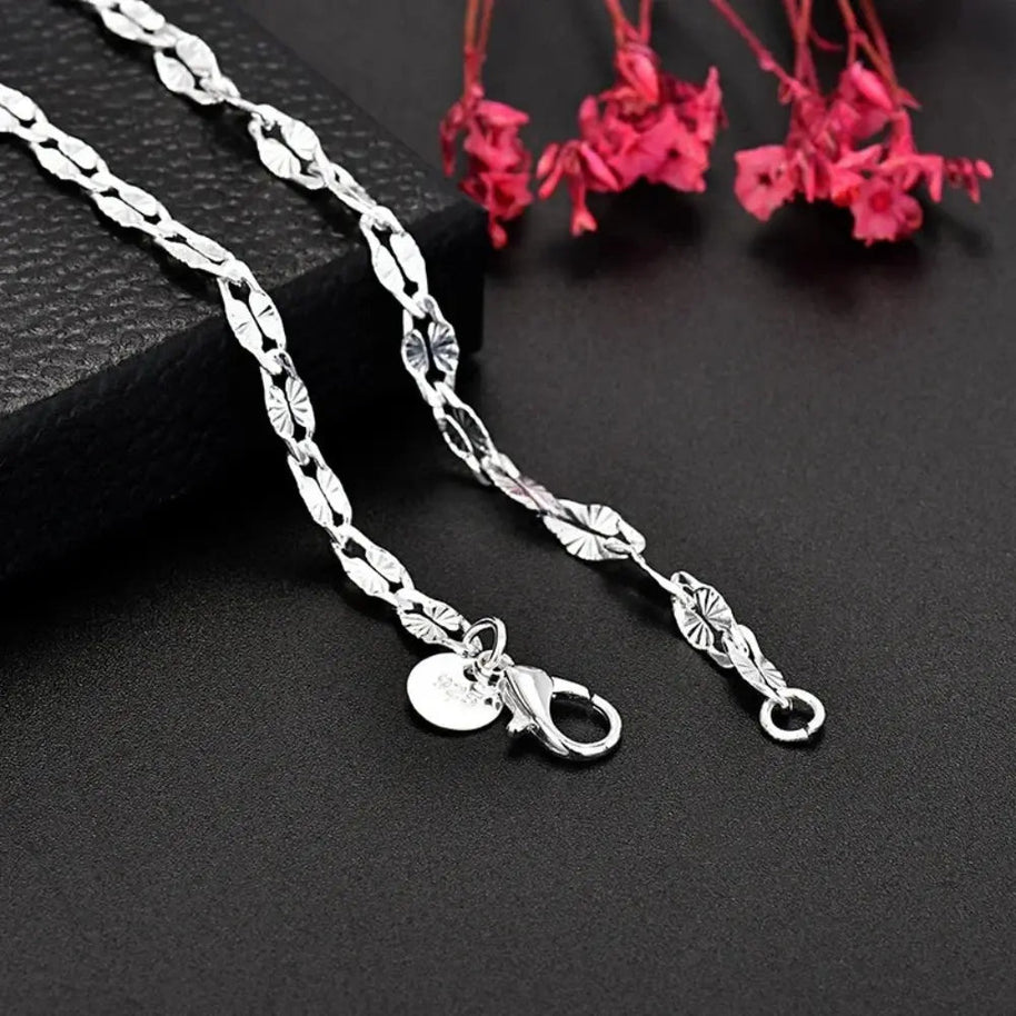 WW | 925 Sterling Silber 4mm Kette