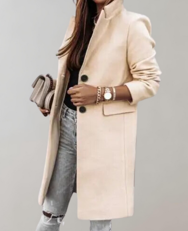 WW - Langarm-Mantel mit Revers