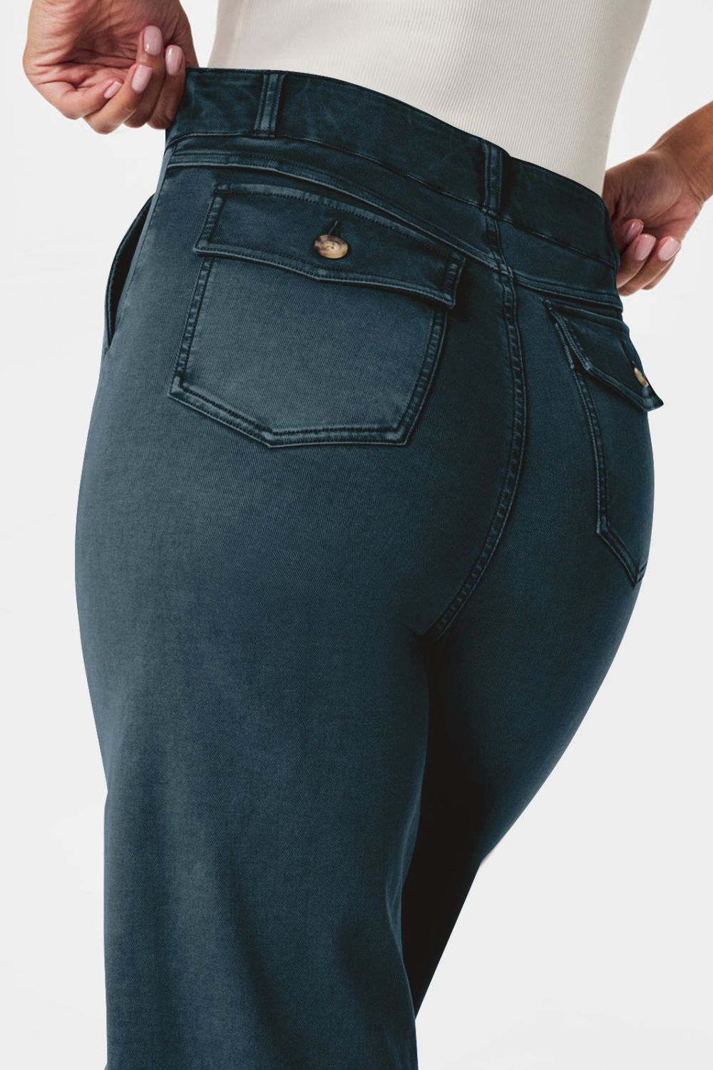 WW | Hochtaillierte Jeans Mit Taschen Klassisch, Stilvoll Und Vielseitig