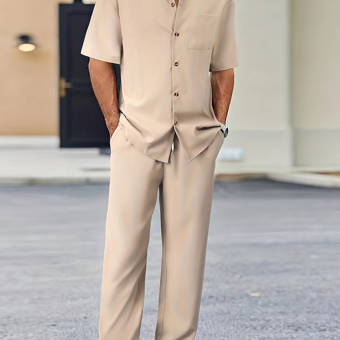 WW | Sommeroutfitsatz in Einfarbiger Farbe