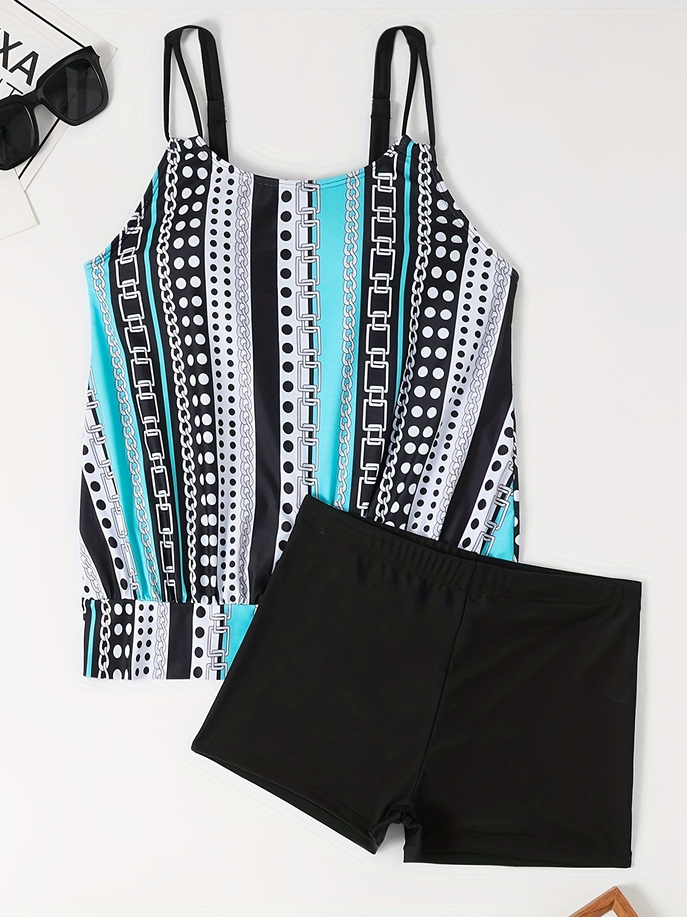 WW | Tankini-Set mit Streifen und Punkten