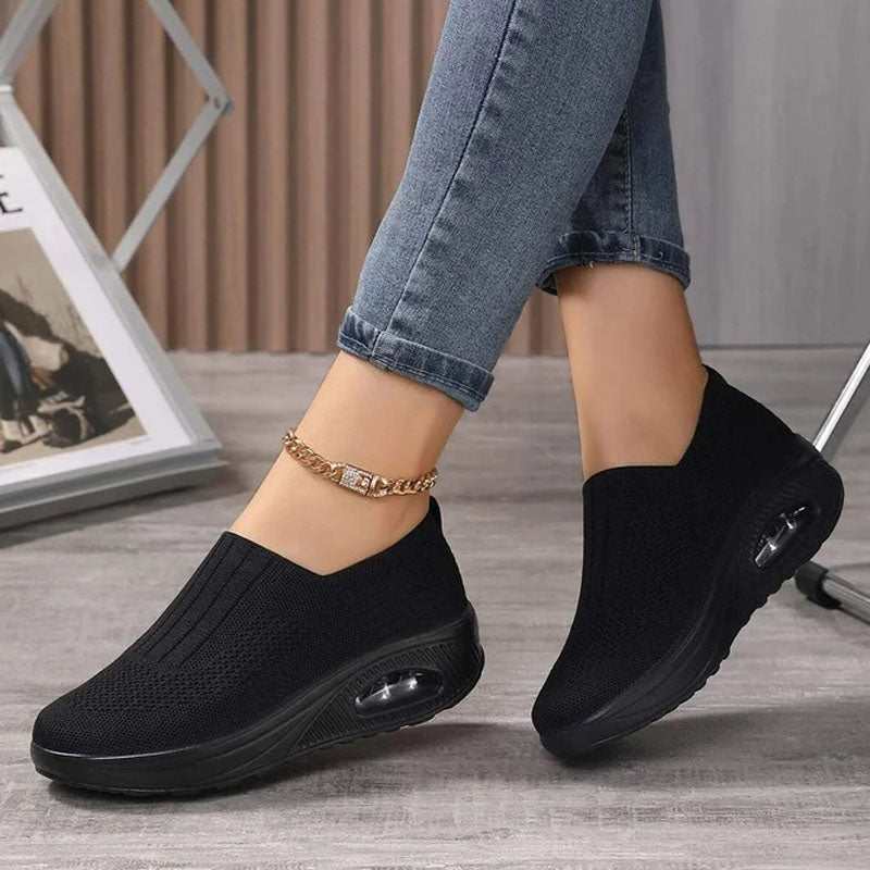 WW | Atmungsaktive Slip on Sneaker Mit Ergonomischer Sohle Für Damen