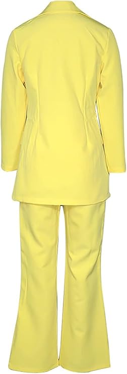 WW Damenanzug – Stilvoller Zweiteiler mit Blazer & langer Hose, Eleganter Hosenanzug für Business, Abend & Events