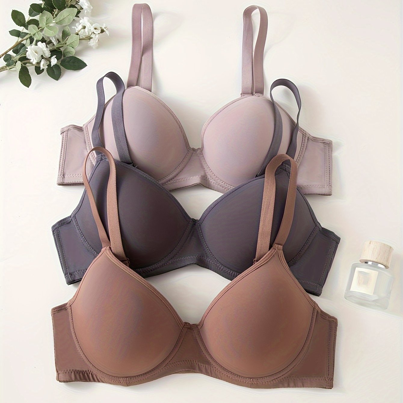 WW | 3 Teilig Nahtlos Anti Ablehnung Push up Bh