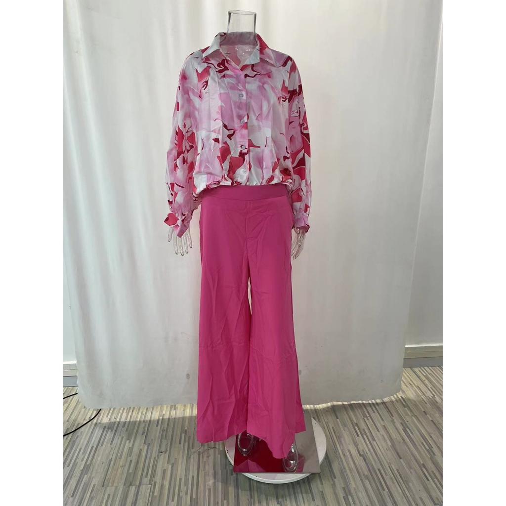 WW Damenanzug | Eleganter 2-teiliger Damenanzug mit Luxusdruck