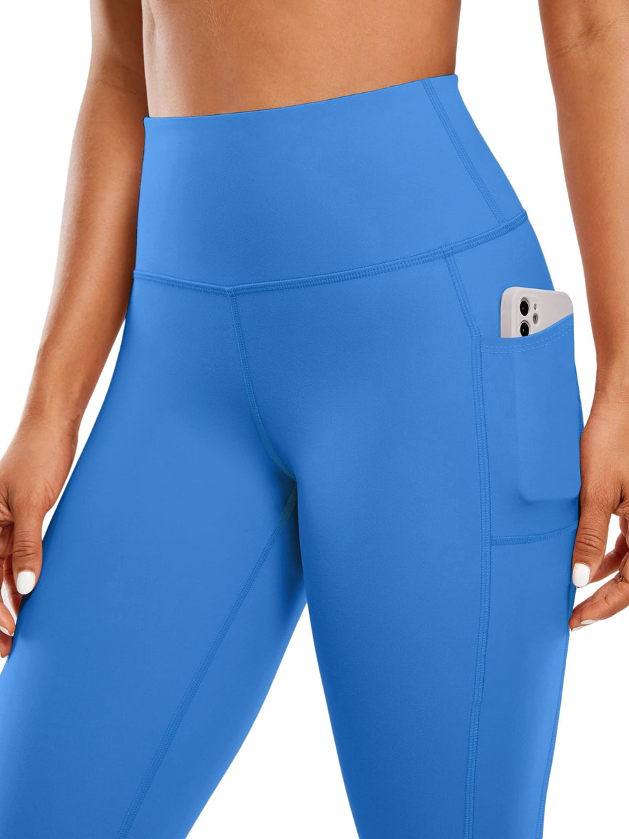 WW | Schnell Trocknende Damen Yogalegging Mit Hohem Bund Und Tasche
