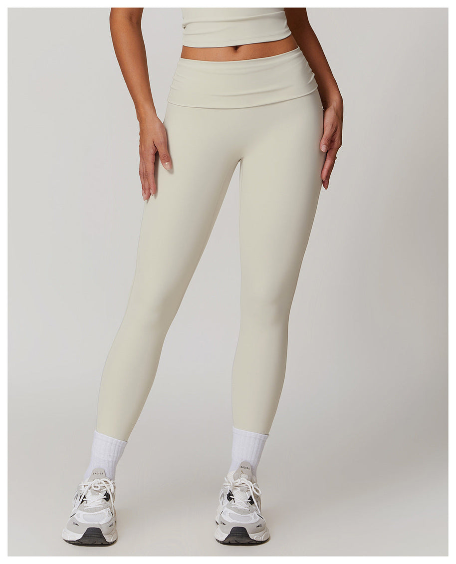 WW | Trendige Fitness Schnell-Trocknend Yoga-Hose mit Falten