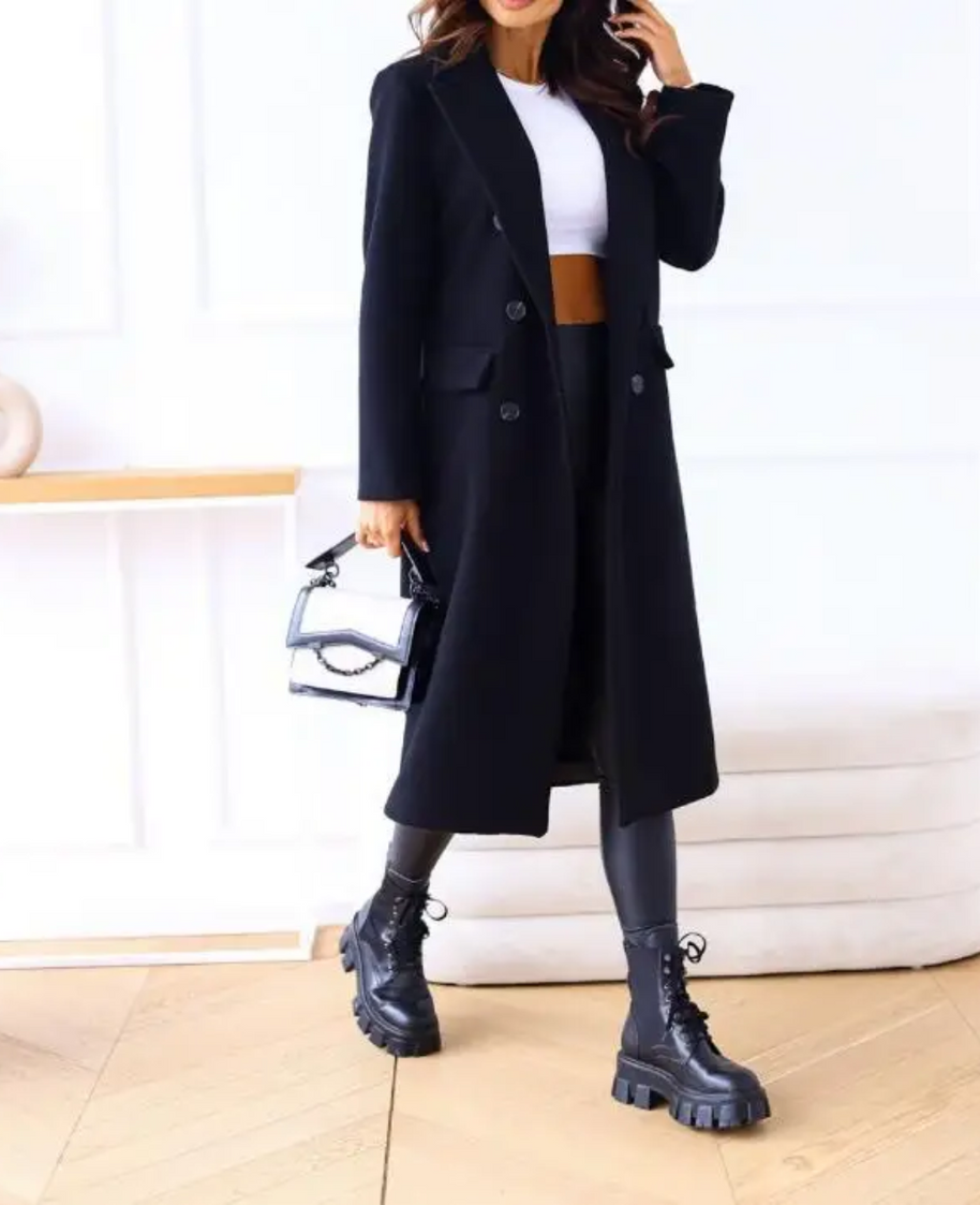 WW | Lange Elegante Taillierte Trenchcoat Für Damen | Perfekt Für Herbst Und Winter