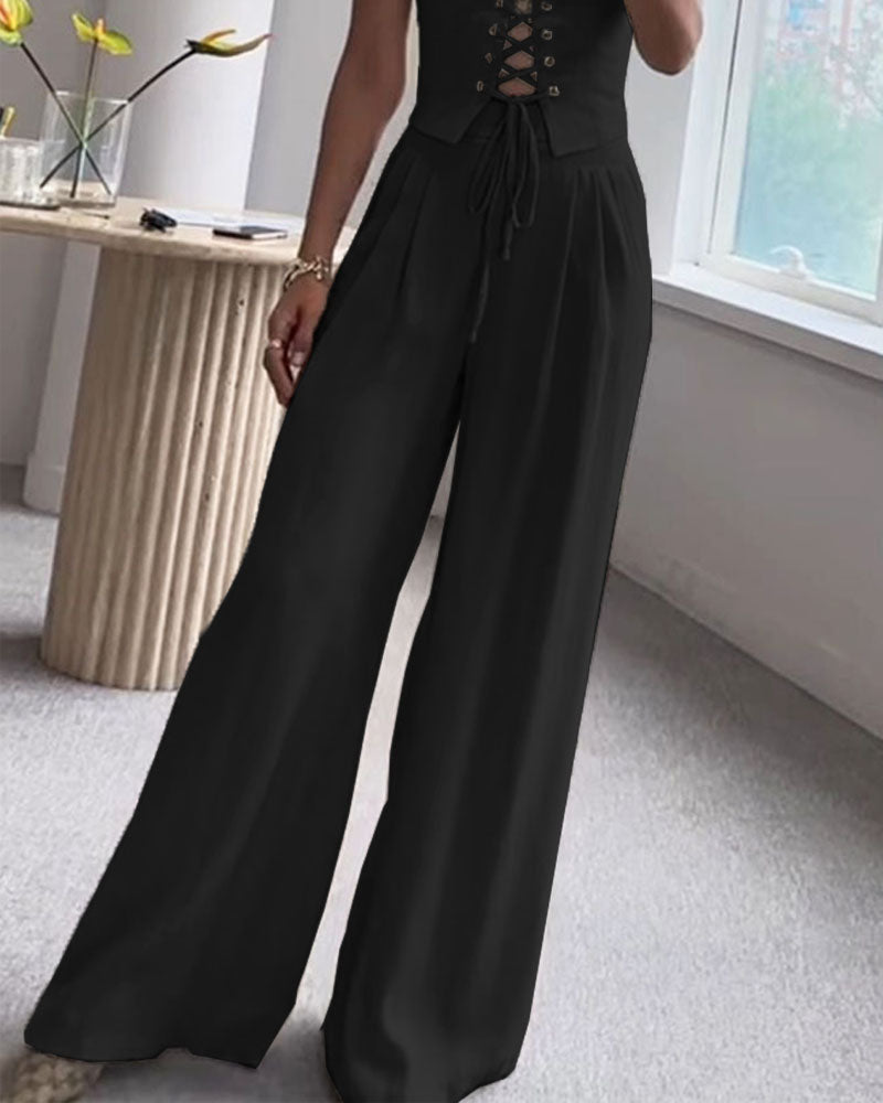 String Top & Hose Zweiteiliges Set