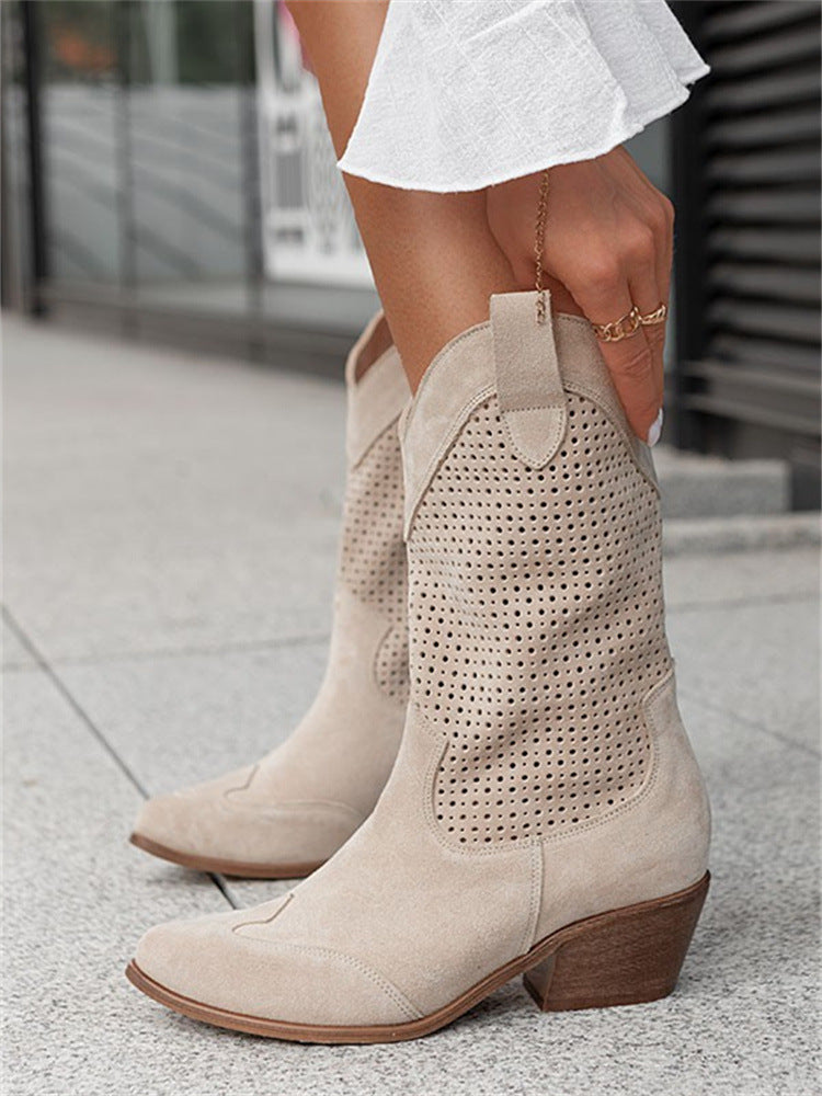 WW | Stilvolle Niedrig Geschnittene Stiefel Bequeme & Schicke Schuhe