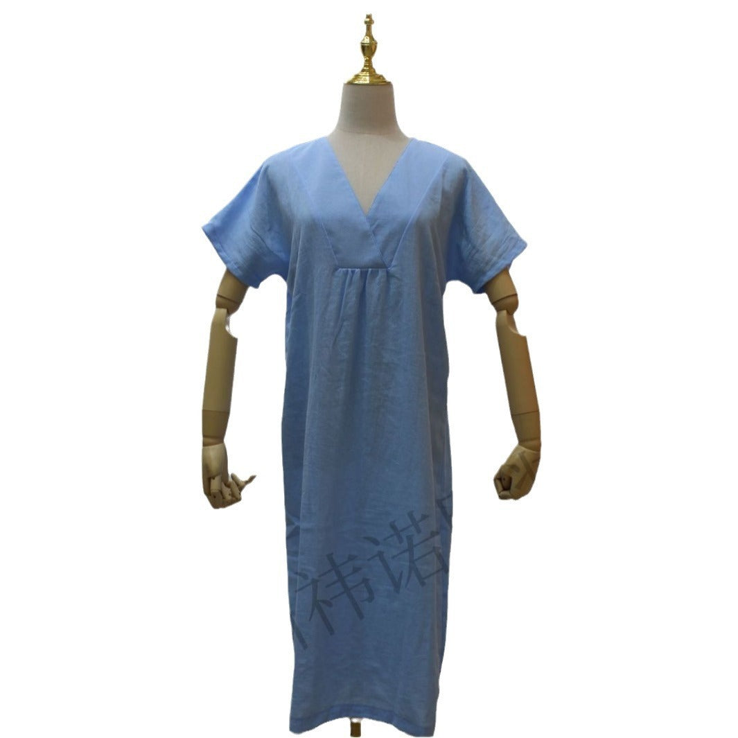 WW | Sommerkleid Aus Baumwolle Und Leinen
