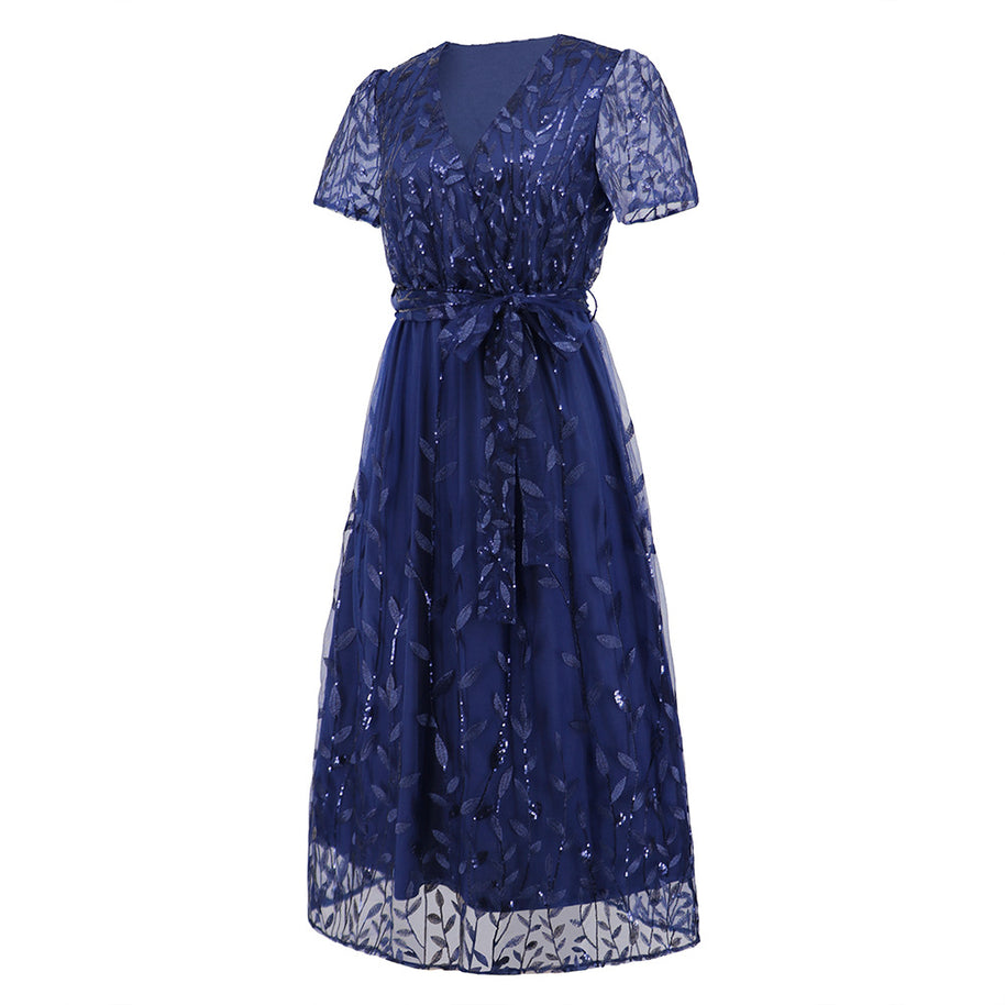 WW - Midikleid mit Pailletten