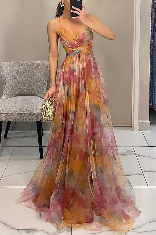 WW | Enchant My Love Print Maxi Kleid