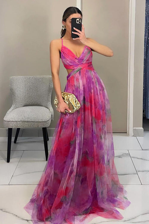 WW | Enchant My Love Print Maxi Kleid