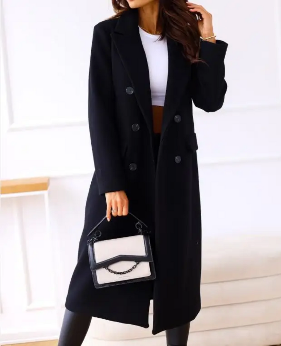 WW | Lange Elegante Taillierte Trenchcoat Für Damen | Perfekt Für Herbst Und Winter